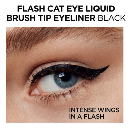 L'Oreal Paris-Infallible Flash Cat Waterproof Liquid Eyeliner, Black, 0.44 oz.
