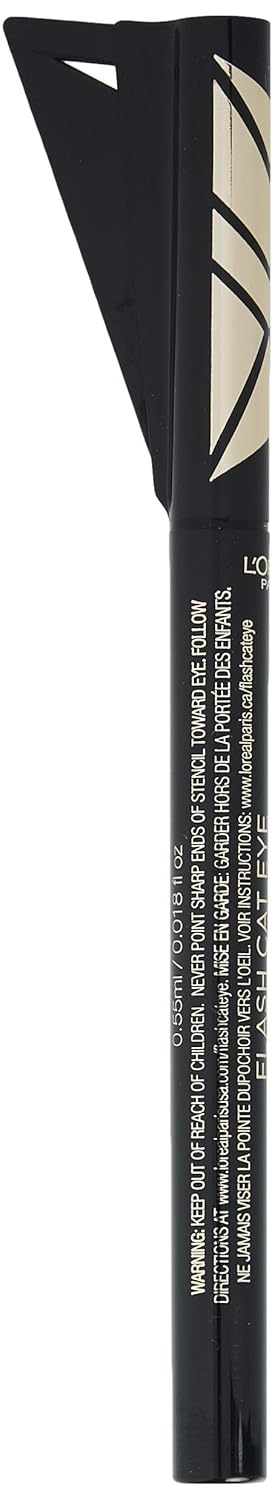 L'Oreal Paris-Infallible Flash Cat Waterproof Liquid Eyeliner, Black, 0.44 oz.