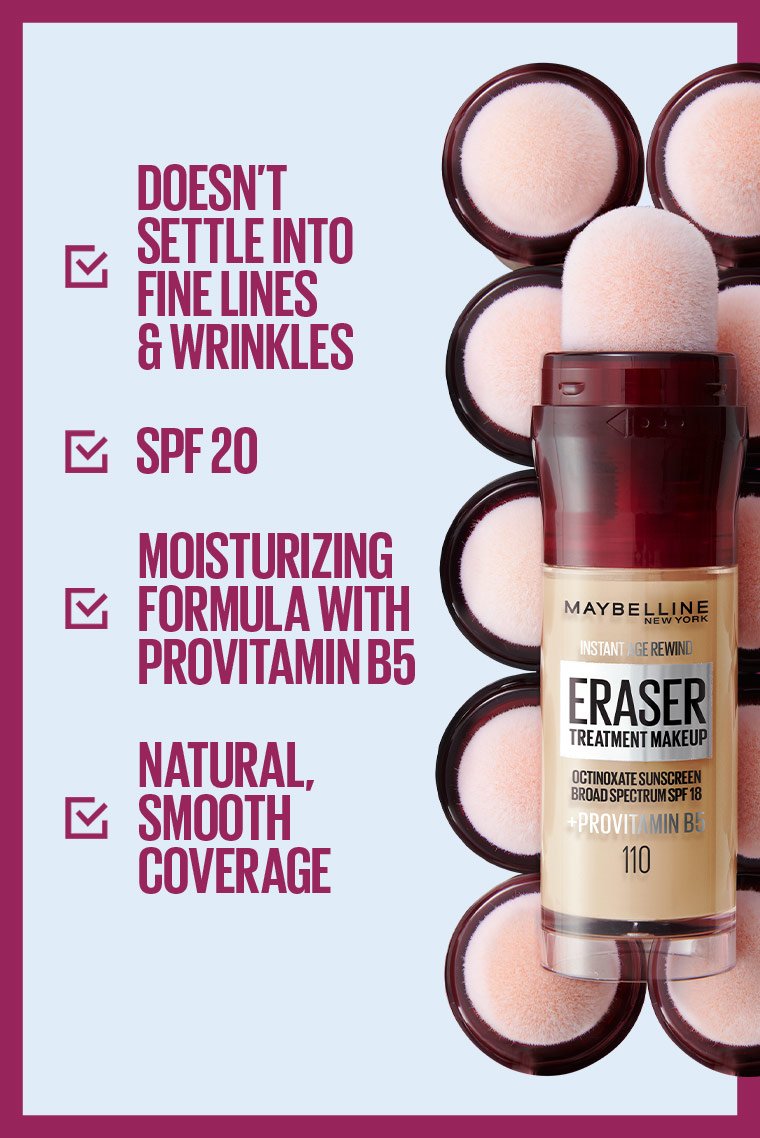 Maybelline New York Instant Age Rewind- Eraser Treatment Makeup