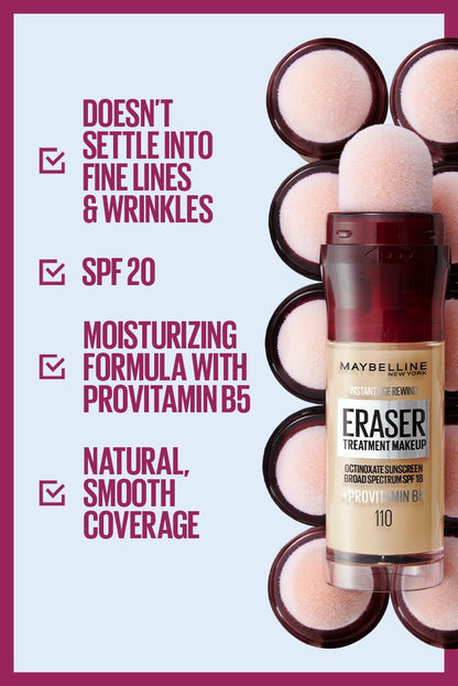 Maybelline New York | Instant Age Rewinder- Eraser Treatment Makeup-112