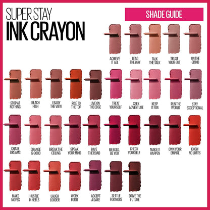 Maybelline -Super Stay Ink Crayon® Matte Longwear Lipstick