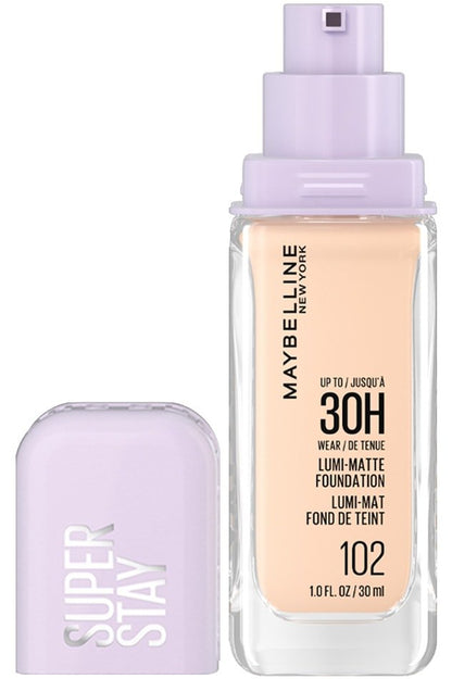 Maybelline Super Stay® Lumi-Matte Foundation makeup (Buildable coverage and up to 30hr wear.)