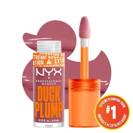 NYX | Professional Make Up| Duck Plump High Pigment Plumping Lip Gloss - 15 Twice The Spice- Spiced Red