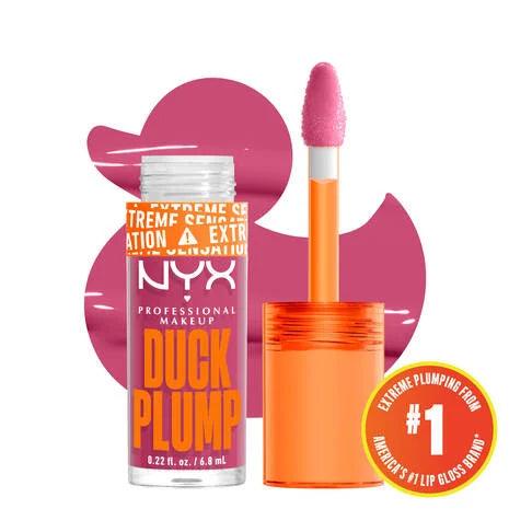 NYX | Professional Make Up| Duck Plump High Pigment Plumping Lip Gloss - 15 Twice The Spice- Spiced Red