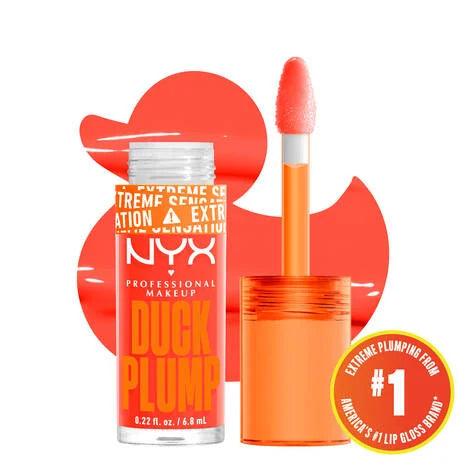 NYX | Professional Make Up| Duck Plump High Pigment Plumping Lip Gloss - 15 Twice The Spice- Spiced Red