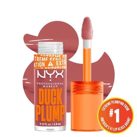 NYX | Professional Make Up| Duck Plump High Pigment Plumping Lip Gloss - 15 Twice The Spice- Spiced Red