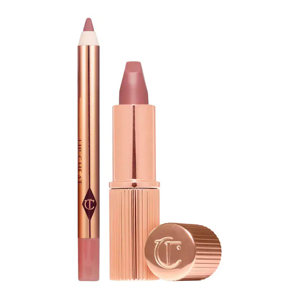 Charlotte Mini Pillow Talk Lipstick & Liner Set