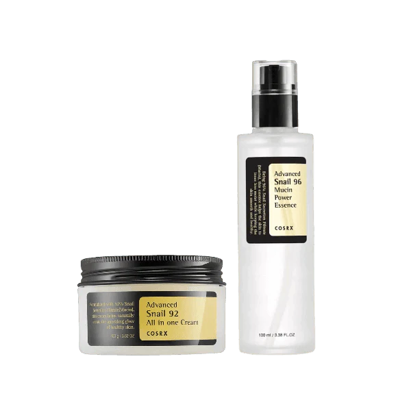 COSRX Advanced Snail Bundle – Snail 96 Mucin Essence + Snail 92 All In One Cream