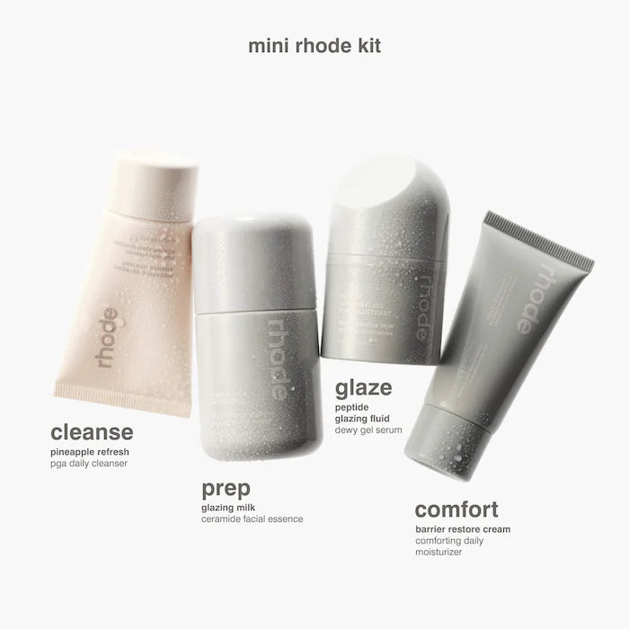 rhode Mini Rhode Kit Glazed Skincare Essentials – The World of Cosmetics