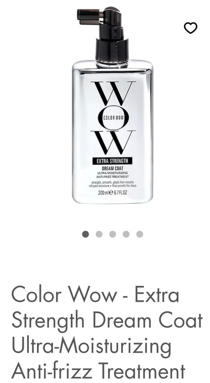 Color Wow-Extra Strength Dream Coat Ultra-Moisturizing |The #1 Anti-Frizz Treatment 200ml