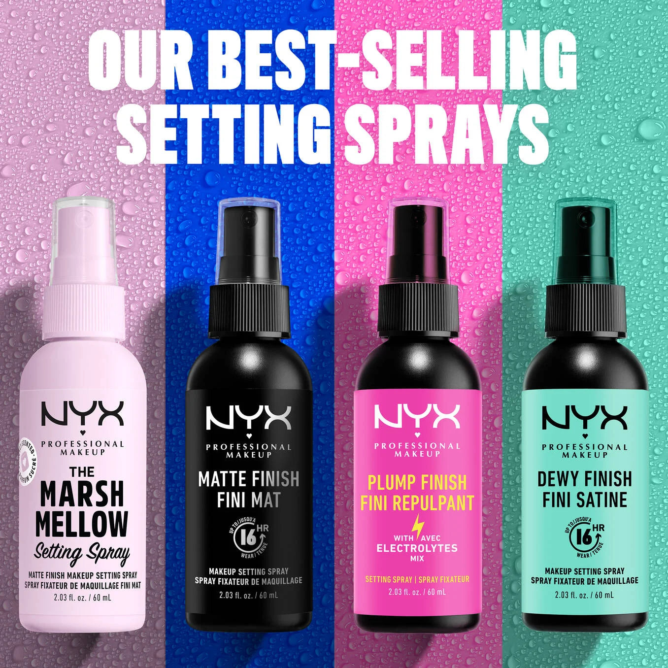 NYX-Dewy Finish Setting Spray 60ml