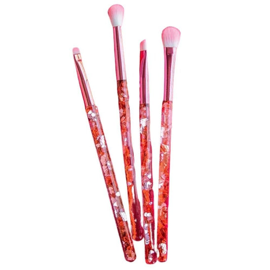 Glamierre | Pink Luxe Glitter Eye Brush Collection | 4 brushes