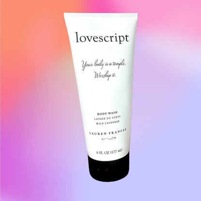 Lovescript | Your Body is a Temple | Body Wash | Wild Lavender