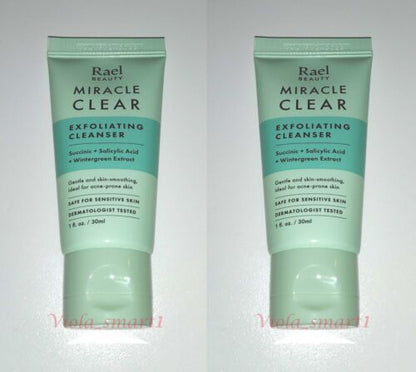 Rael Miracle Clear Face Wash – Gentle Exfoliating Cleanser 30 ML