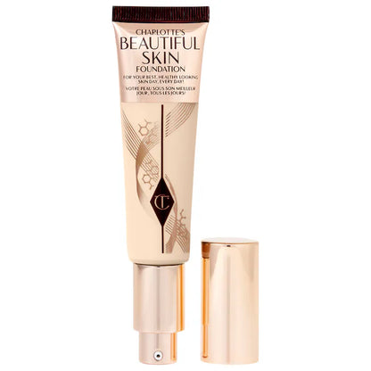 Charlotte Tilbury-Beautiful Skin-Medium Coverage-Liquid Foundation with Hyaluronic Acid