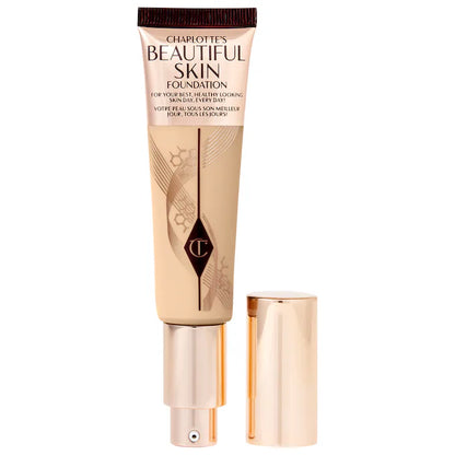 Charlotte Tilbury-Beautiful Skin-Medium Coverage-Liquid Foundation with Hyaluronic Acid