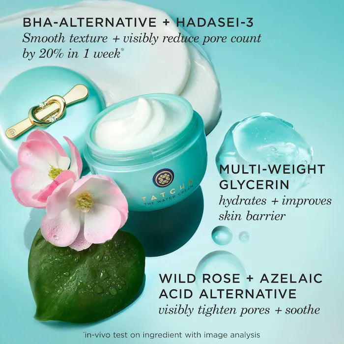 Tatcha The Water Cream – Lightweight Pore-Refining Moisturizer