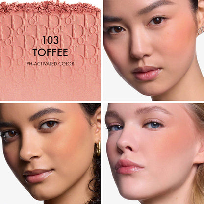 DIOR Rosy Glow Powder Blush – Color-Adaptive Radiant Finish Blush