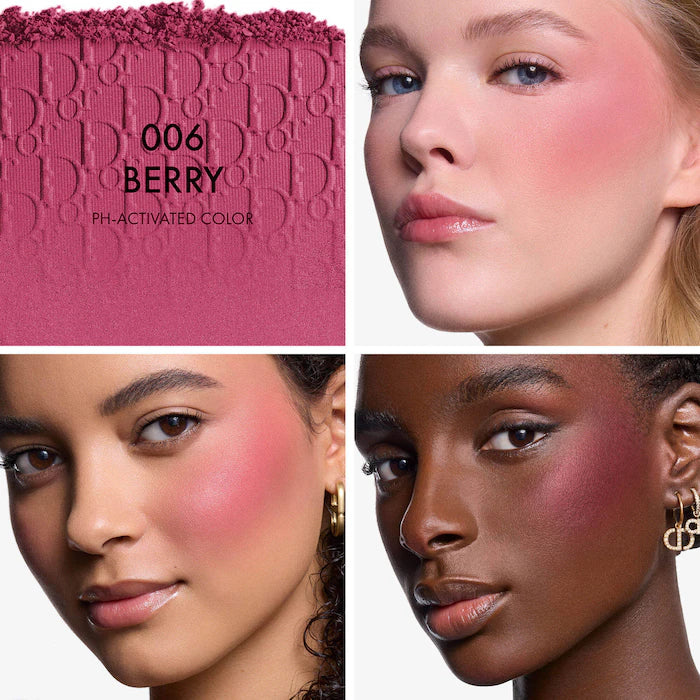 DIOR Rosy Glow Powder Blush – Color-Adaptive Radiant Finish Blush