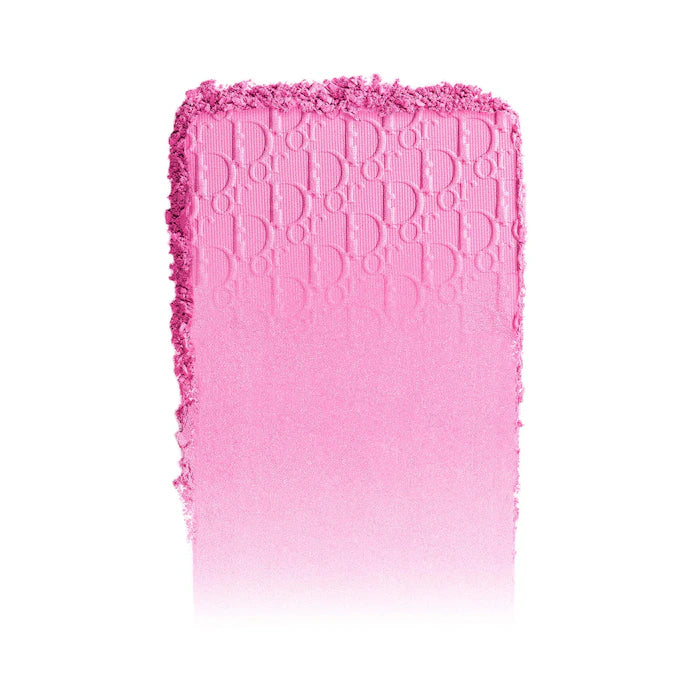 Pink makeup product with Dior branding on a white background