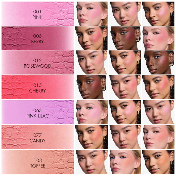 DIOR Rosy Glow Powder Blush – Color-Adaptive Radiant Finish Blush