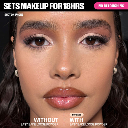 HUDA BEAUTY  Easy Bake Loose Powder Brightening + Correcting Duo