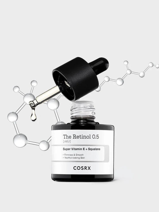 COSRX The Retinol 0.5 Oil – Super Vitamin E + Squalane Anti-Aging Treatment