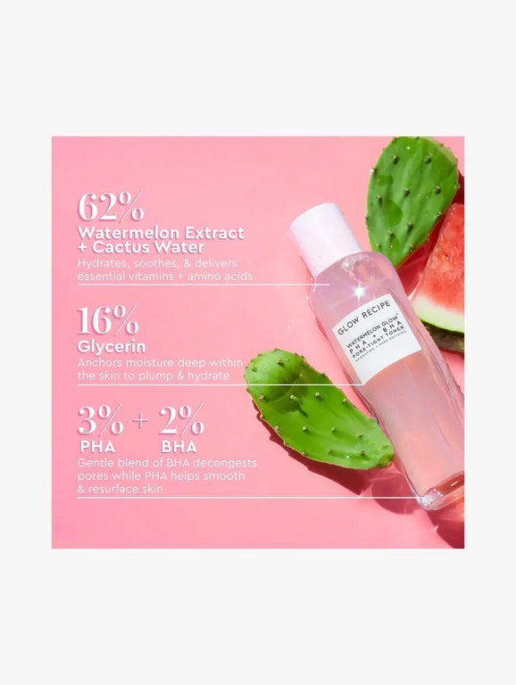 Glow Recipe Watermelon Glow PHA + BHA Pore-Tight Toner - 25ml