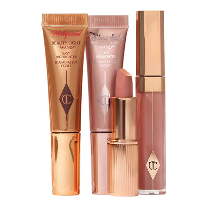 Charlotte Tilbury Pillow Talk Lip & Cheek Secrets Highlighter Blush New